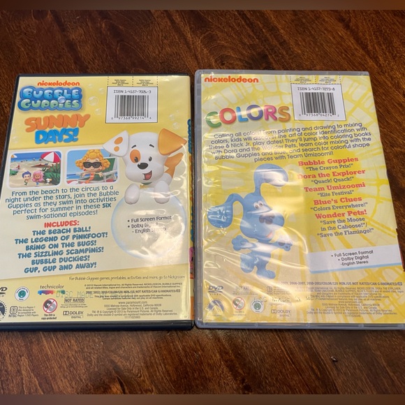 Nickelodeon, Bubble Guppies, Dora Mixed DVDs - Picture 2 of 4
